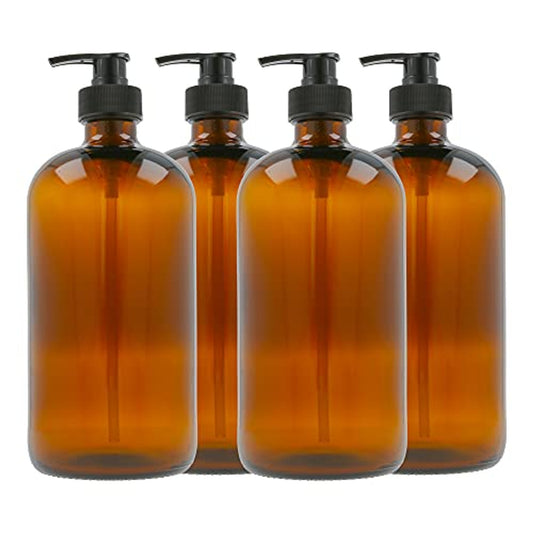 500ml Refillable Amber Glass Bottle